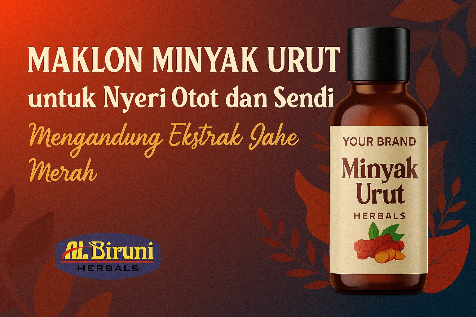 Maklon Minyak Urut untuk Nyeri Otot dan Sendi: Mengandung Ekstrak Jahe Merah